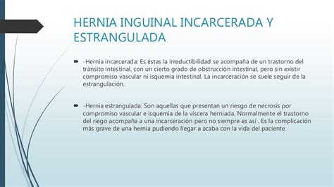 hernia inguinal estrangulada